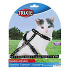 Повідець+шлея Trixie Kitten Harness для кят нейлонова, 21-33 см, 1.2 м, фото 4