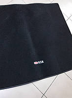 Ворсовий килимок в багажник KIA Sportage III з 2010 р. (Чорний)