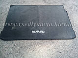 Ворсовий килимок в багажник RENAUIT Iaguna 2 седан з 2001- (Сірий), фото 4