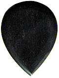 Ebony Pick Медіатор з ебенового дерева (чорне дерево) 2.80 mm — 3.00 mm, фото 3