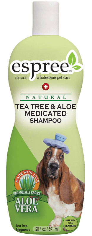 Шампунь Espree Tea Tree & Aloe Shampoo з олією чайного дерева для собак 591 мл.