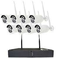 Комплект відеоспостереження бездротової Mela 1080P WiFi на 8 камер (13298)