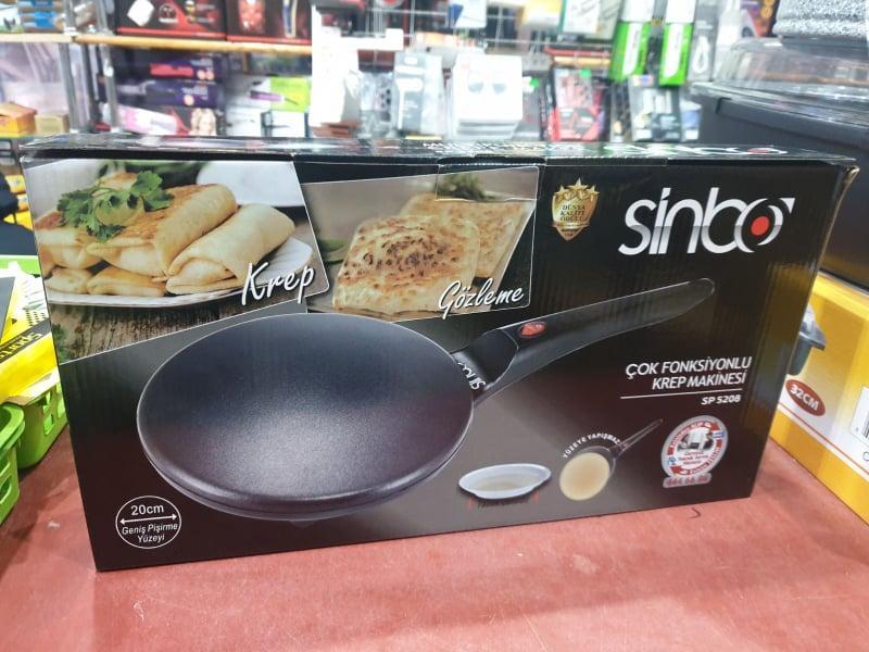 Блинница Sinbo SP 5208 Crepe Maker - погружная электроблинница с антипригарным покрытием и тарелкой (b255)!! и - фото 6 - id-p1550632371