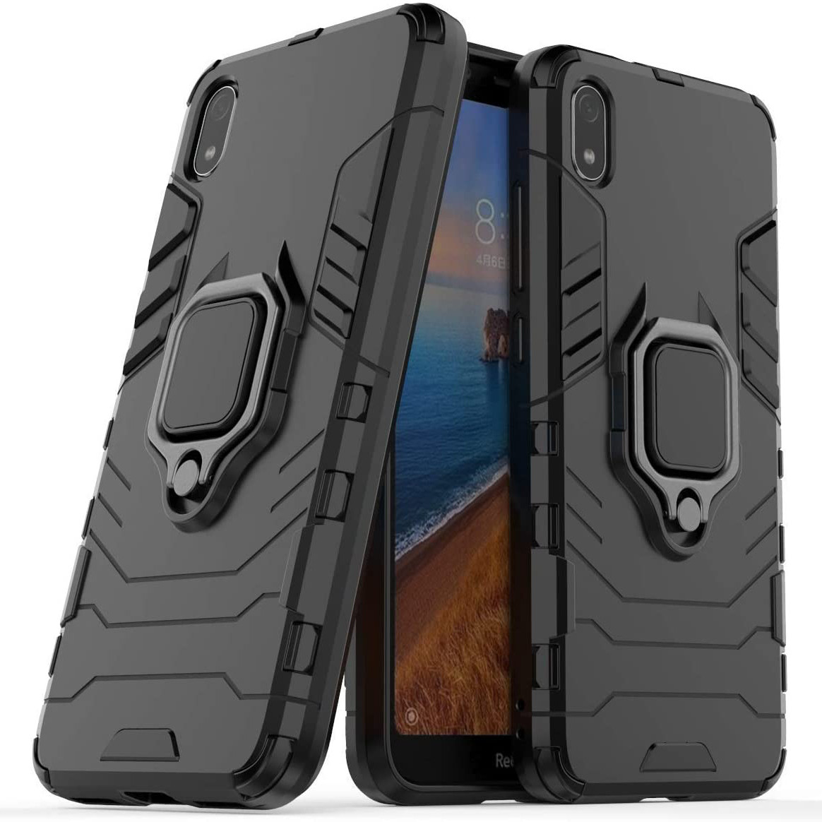 Чохол Ring Armor для Xiaomi Redmi 7A Black