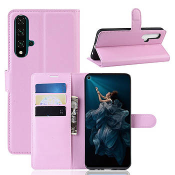 Чохол-книжка Litchie Wallet для Honor 20 Pink