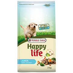 Сухий корм для цуценят Happy Life Юніор зі смаком курки 10 кг