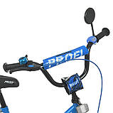 Велосипед дитячий двоколісний Profi Y1244-1 12" зріст 85-105 см вік 2 до 5 років синій, фото 2