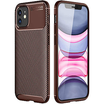 Чохол Carbon Case для Apple iPhone 12 Mini Brown