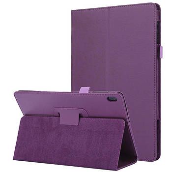 Чохол-книжка Litchi Leather Case для Apple iPad Pro 12.9 2015 / 2017 (Wake / Sleep) Purple