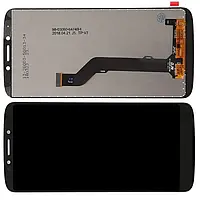 Дисплей Motorola Moto E5 Plus XT1924 (157mm) модуль в зборі з тачскріном, Original PRC, чорний