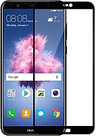Скло захисне для телефону Huawei P Smart, 5D Full Glue, чорне