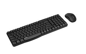 Комплект клавіатура + миша бездротова USB Rapoo X1800S (E1050+M10) 19289 чорний