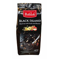 Чай чорний Bastek Black Island з фруктами і квітами, 100 г.