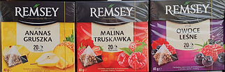 Чай у пакетах Remsey ананас/малина/чорниця 20 пак.
