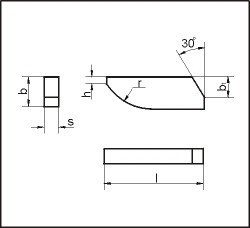 Твердосплавна Пластина напайная 25190 Т15К6, фото 1