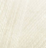 ANGORA REAL 40_01 кремовый - 40% шерсть, 60% акрил, фото 2