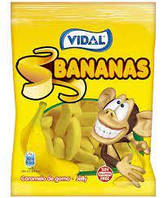 Желейные жевательные конфеты БЕЗ ГЛЮТЕНА Vidal Bananas 100г