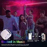 Проектор зоряного неба лазерний, галактика на стелі, нічник з пультом і bluetooth колонкою - Чорний, фото 9