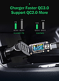 Автомобільна зарядка на 4 usb Quick Charge 3.0 Швидке заряджання, фото 3