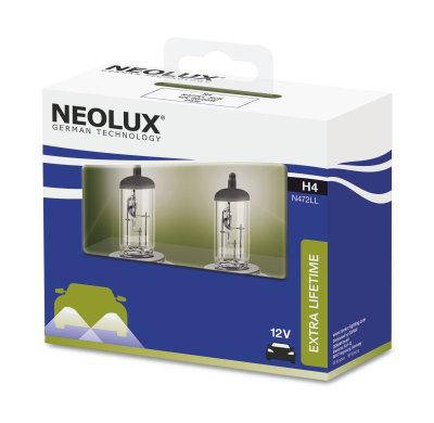 Автолампи NEOLUX Extra Lifetime H4 60/55W 12 V N472LL, фото 2