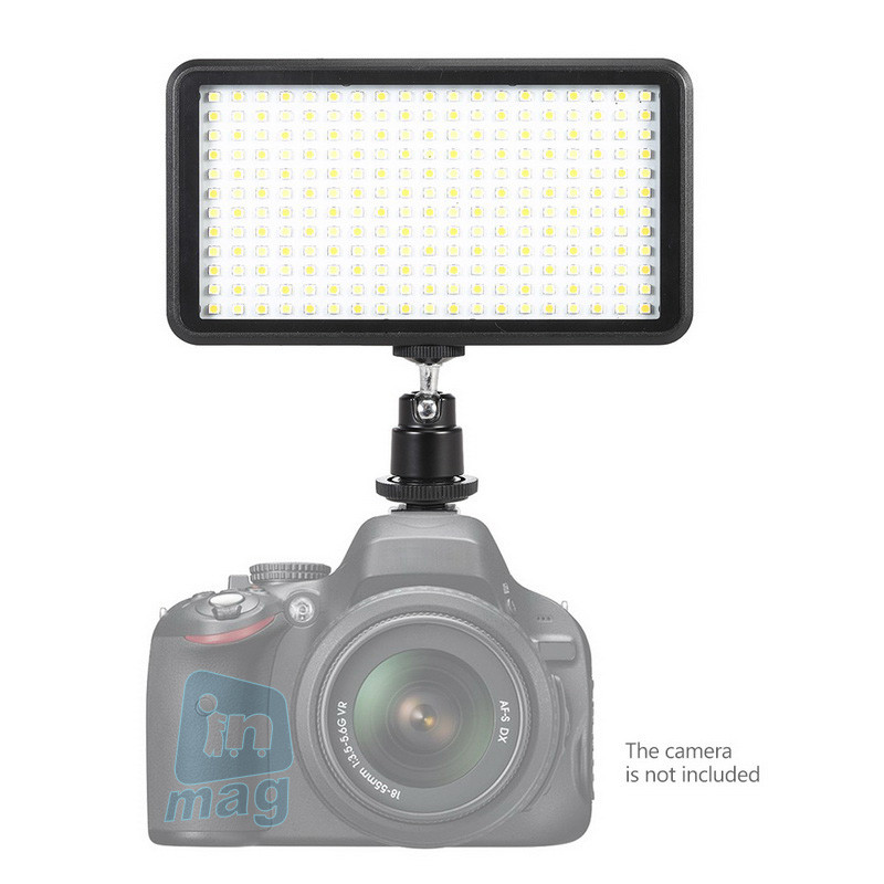 Біколорний накамерне світлодіодне світло LED-228, 3200K-6000 K