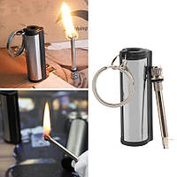 Портативне кресало для запалювання вогню Matchstick Fire Starter вічний сірник (сріблястий)