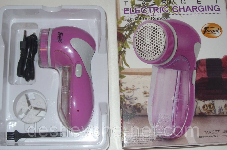 Машинка для стриження одягу на акумуляторах TARGET TG-7755 + запасне лезо