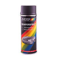 Краска для пластика тёмно-серая (антрацит) MOTIP Bumper Spray (аэрозоль 400мл) 04076