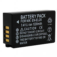 Акумулятор Alitek для Nikon EN-EL20, 1220 mAh