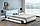 Елегантна шкіряне ліжко BILBAO 180х200 см з LED підсвічуванням, фото 4