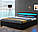 Ліжко LYON з екокожи 140х200 см з підсвічуванням, фото 3