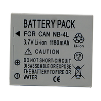 Акумулятор Alitek для Canon NB-4L, 1180 mAh