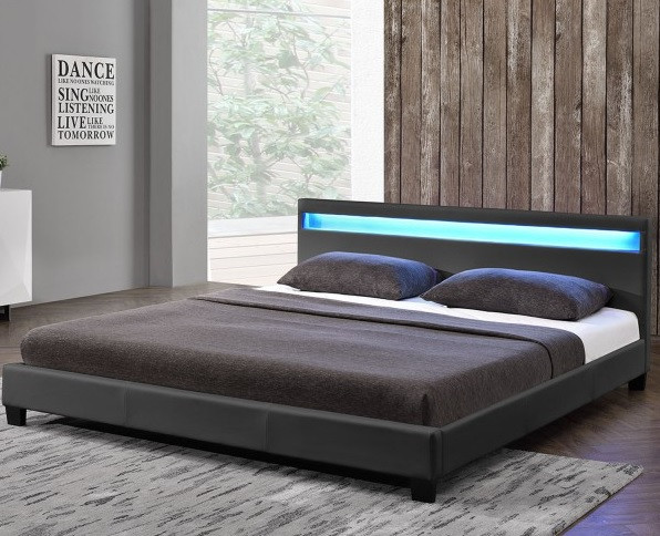 Елегантна ліжко PARI 160х200 див. з LED підсвічуванням, фото 1