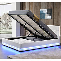 Ліжко з підйомним механізмом TOU 180х200 см з LED підсвічуванням, фото 1