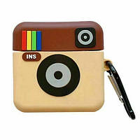 Чохол для навушників Apple AirPods Pro Alitek Інстаграм (Instagram) + карабін