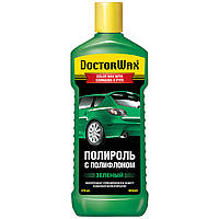 Кольорова поліроль зелена Doctor Wax з поліфлоном 300 мл DW8449
