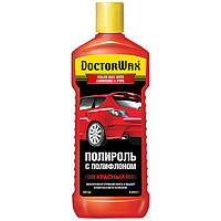 Кольорова поліроль червона Doctor Wax з поліфлоном 300 мл DW8417