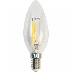 Світлодіодна лампа Filament Z- LIGHT ZL1012 5W C35 E14 2700 K (прозора свічка) Код.59526