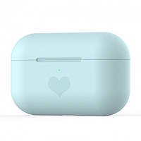 Чохол футляр для навушників Apple AirPods Pro Alitek Heart Light Blue