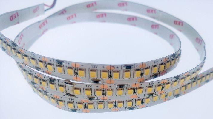 Світлодіодна стрічка Premium SMD 2835/204 12 V 4000-4500 К IP20 (1 м) на посиленій підкладці Код.59613