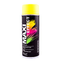 Эмаль аэрозольная флуоресцентная Maxi Color (400мл) Желтый