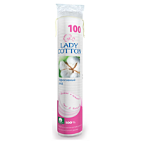 Ватные диски Lady cotton 100шт.