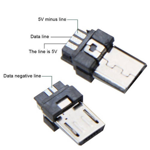 Купить Штекер MicroUSB 5pin Микро ЮСБ Разъём Разборной Мини, цена 3.80 ...