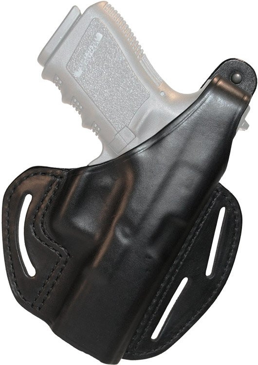 Кобура BLACKHAWK 3-SLOT PANCAKE HOLSTER для Glock 19/23/32/36 шкіра ц:чорний, фото 1