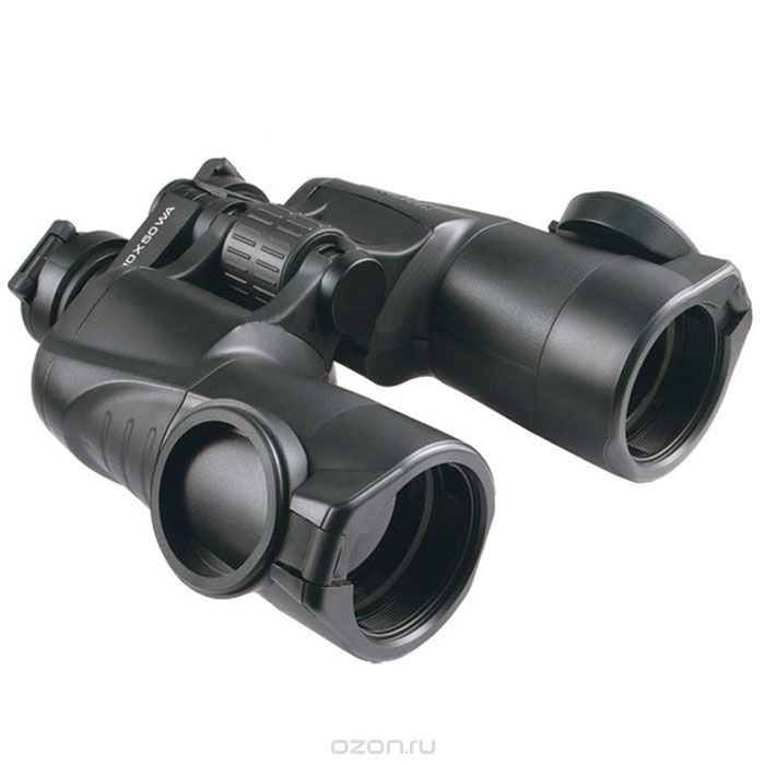 YUKON 10х50 WA (класич., ширококут., обрезин., кришки eclipse) Білорусь, фото 1