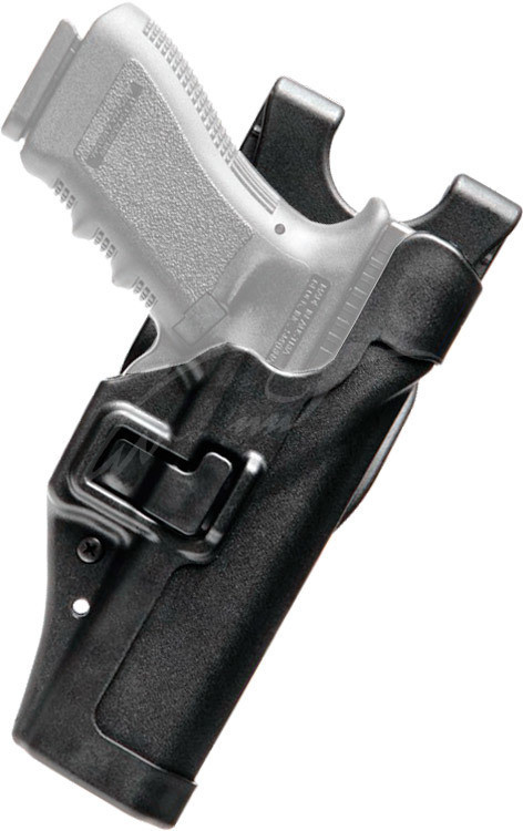 Кобура BLACKHAWK SERPA® Level 2 Auto Lock, поясна, для Glock 17/19/22/23/31/32 полімерна ц:чорний