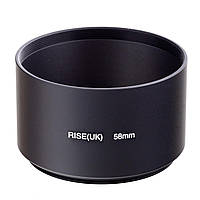 Бленда металева циліндрична для телеоб'єктивів Rise UK Standart Metal, 58 мм