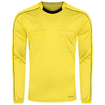 Футболка арбітра з довгим рукавом Adidas Referee 16 Long Sleeve Jersey AH9803, Жовтий, Розмір (EU) — S