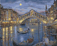 Картина по номерам "Волшебная Венеция" 40*50 см картина для рисования Номерные раскраски Полный Набор