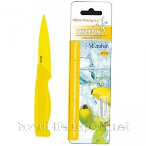 Нож Hilton 3P / MB NS Paring 3" желтый (1276) - фото 1 - id-p141480043